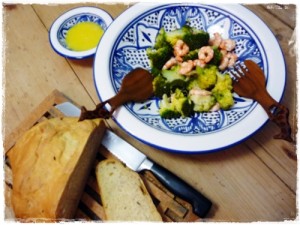 The finished salad