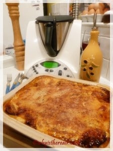Golden baked Moussaka