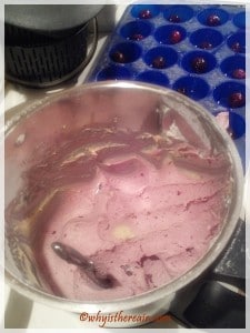 Cherry Almond Cake01 Beautiful pink batter with cherries mixed in