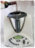 Weigh the Sherry with Thermomix's built-in weighing scales