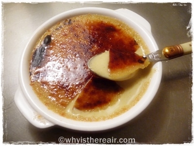 Madame Thermomix's Pistachio creme brulee