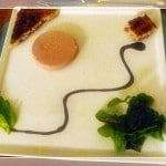 First Course was Foie Gras with Toasted Thermomix Egg Enriched Bread