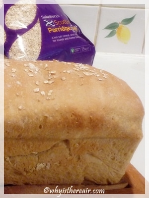 Porridge Oats give bread lovely texture