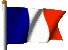 French flag by Wilson's Free Gifs & Animations