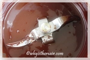 Melt chocolate and cream in your Thermomix to make a luscious ganache