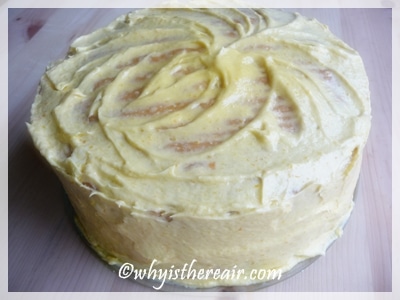 Thermomix quick sponge cake with cream cheese icing