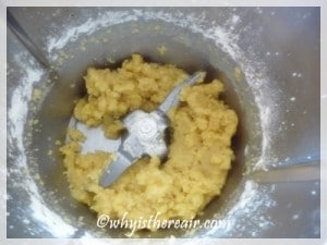 Gougeres mixture before adding the eggs