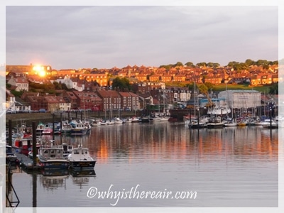 Sunset at Whitby