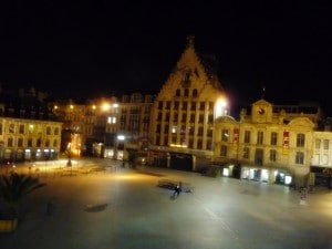 The Grand'Place of Lille by night
