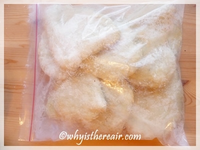 After baking, place in a tightly sealed plastic bag for at least 15 minutes to soften and flatten