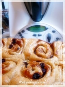 Chelsea buns are a kid-friendly treat which are fast and easy to make in the Thermomix