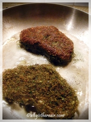 Fry your Gremolata-coated lamb chops three minutes per side