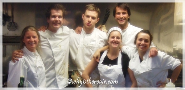 Skye Gyngell and her happy and talented kitchen crew at Petersham Nurseries Cafe