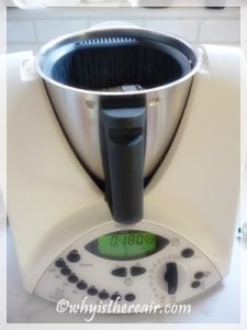 Add a litre of water to your Thermomix