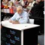 After saying that Thermomix is the best kitchen appliance ever, Pierre Koffmann signs books at BBC Good Food Show 2012 London