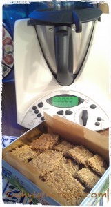 Bernie's Thermomix Almond and Seed Crackers are a big hit whenever you serve them