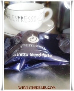 Gourmesso and Nespresso® coffee capsules have a flavour intensity scale